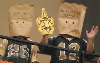 I bet $1 that the New Orleans Saints don't win ANY football games this season. What do you think about this sorry ass team?