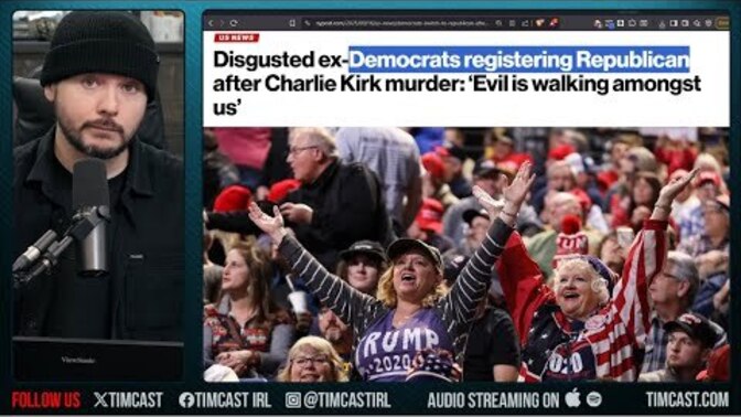 Democrats are leaving the Democratic Party and joining the Republican Party because of the Charlie Kirk assassination. Good thing or bad?