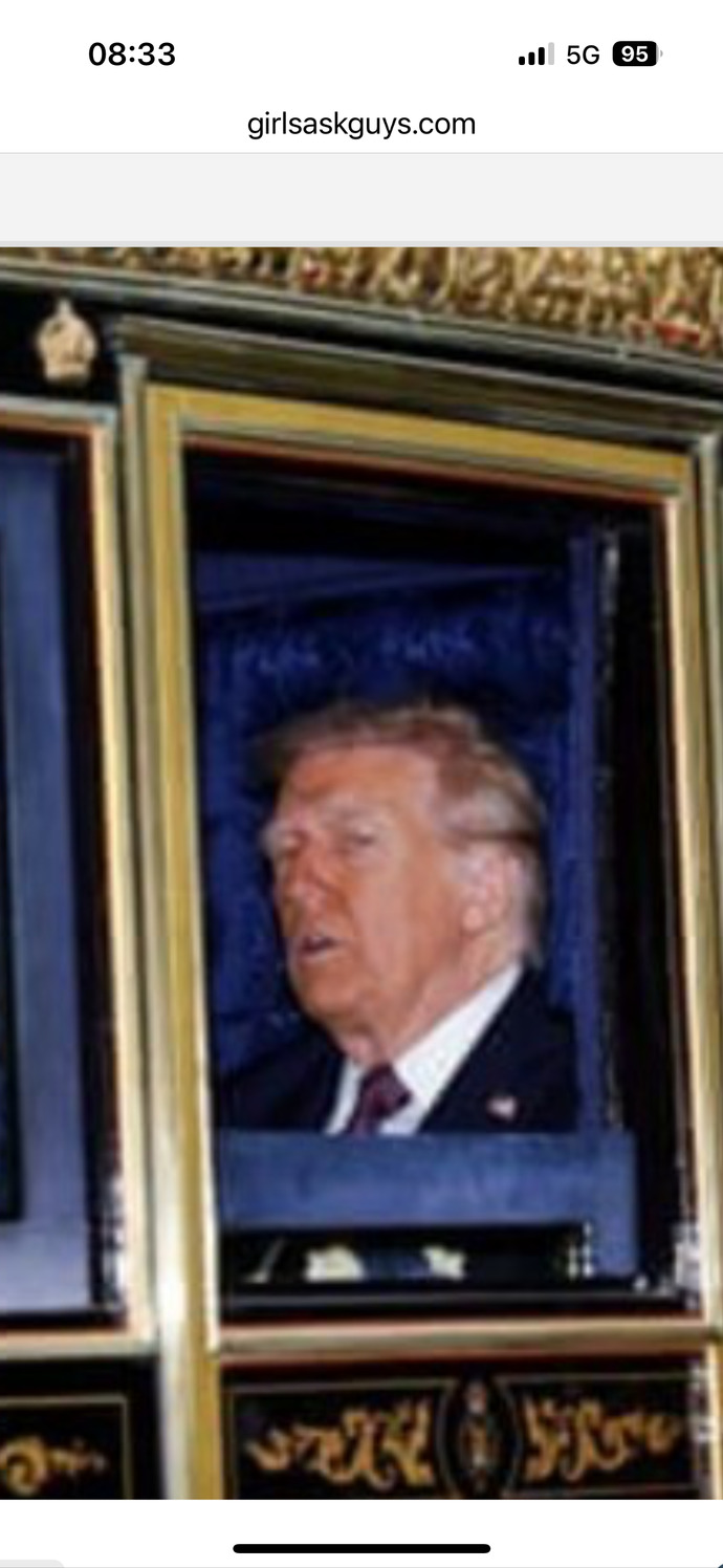 Would it be funny if President Trump said to King Charles "Who died and made you king?"?
