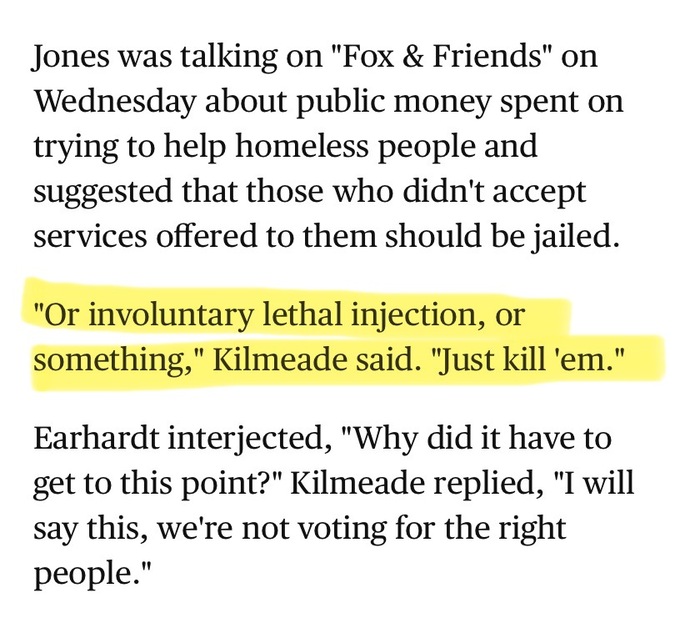 Nothing happened to Kilmeade, just a weak apology.