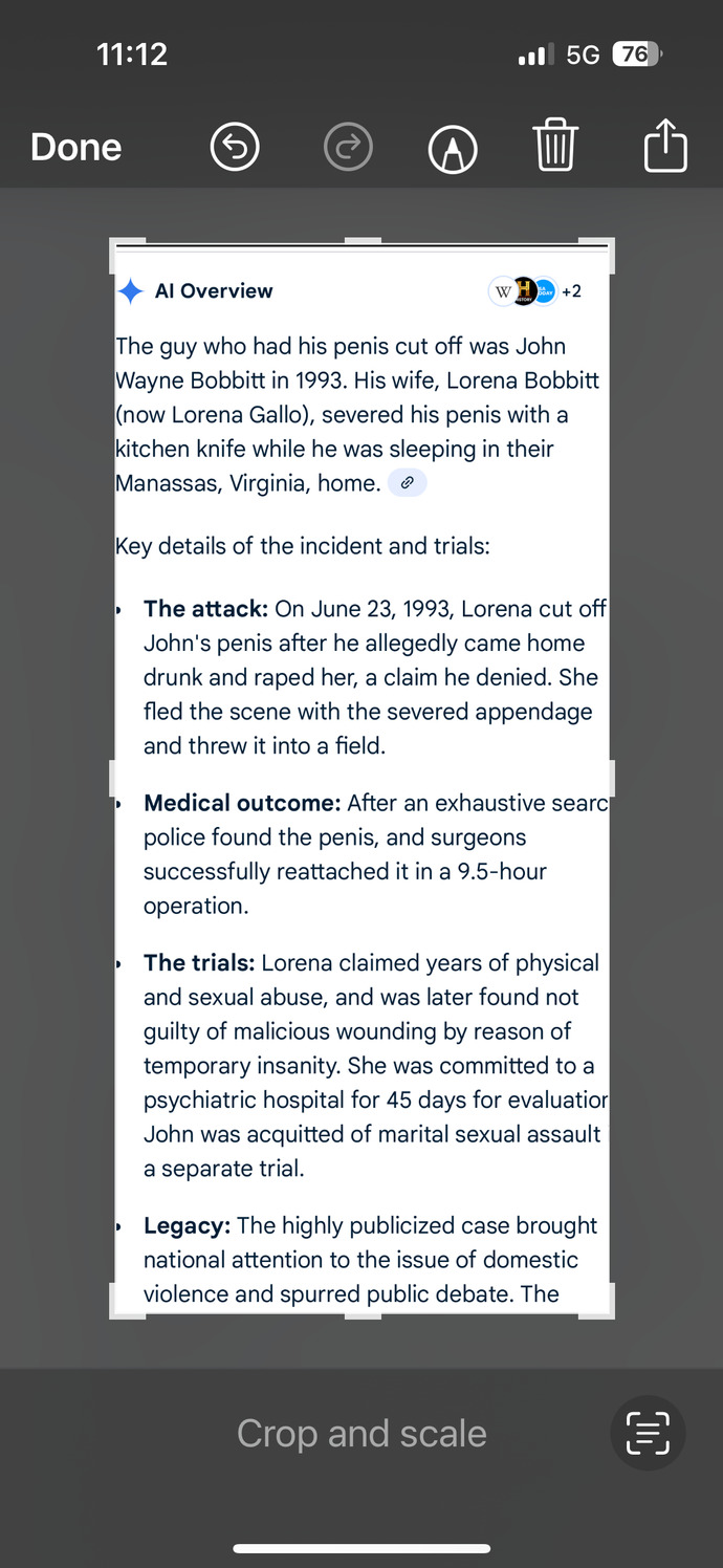 How would you react if you found a severed penis on the sidewalk?