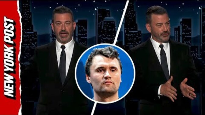 What was the joke Kimmel told about Kirk's death?