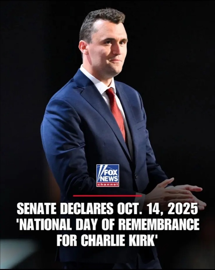 What are your thoughts and feelings on the US House of representatives and Senate passing resolutions to honor Charlie Kirk?