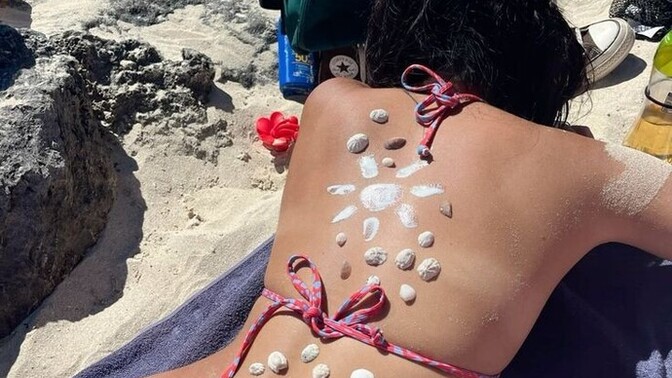 What would I have done if I had applied sunscreen to your body using the last three emojis you used?