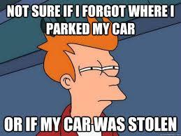 Have you ever forgotten where you parked your car before?