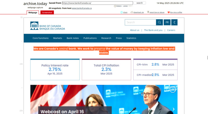 Is the central bank of Canada update fucking evil?