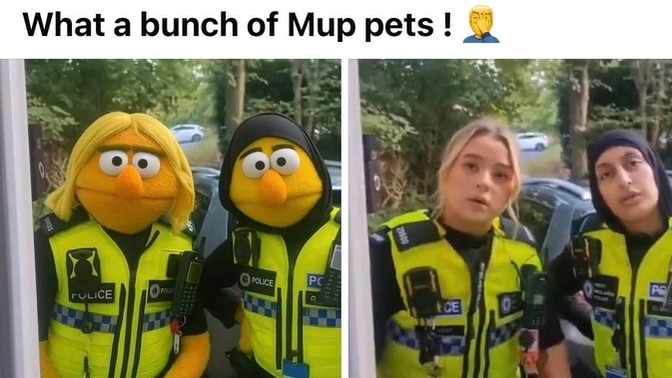 What is going on in Britain after Police seize a teenager's phone over what she saw on Social Media?