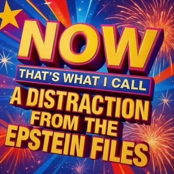 Now that's what I call a distraction from the Epstein files...