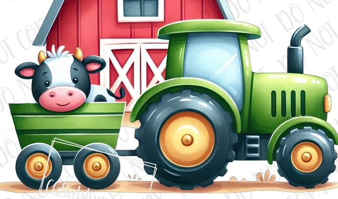 When you think of a tractor, what colour do you think of?
