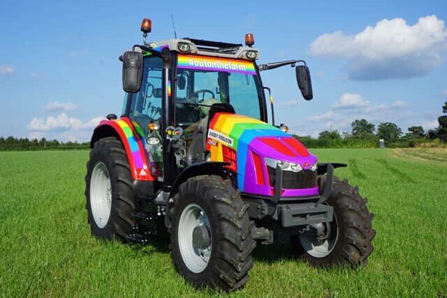 When you think of a tractor, what colour do you think of?