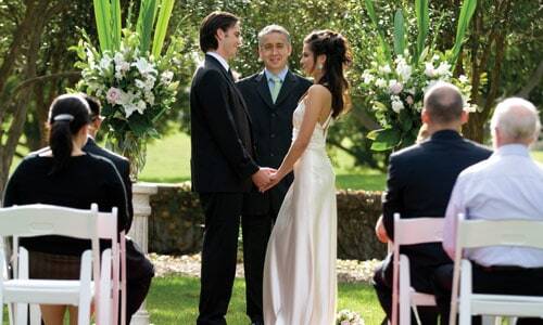 What would you think if the bride wanted to stand on the right so people wont see her mole?