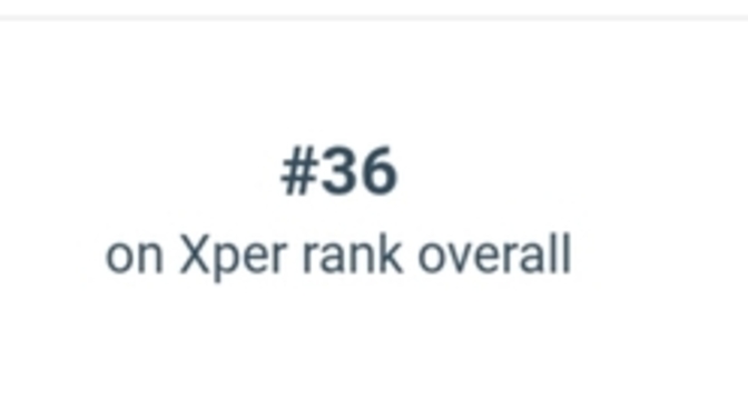 Not that it really matters, do you ever check your Xper rank?
