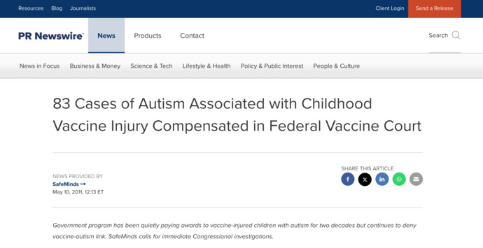 Did you know Cuba doesn’t have autism because they can’t afford Tylenol?