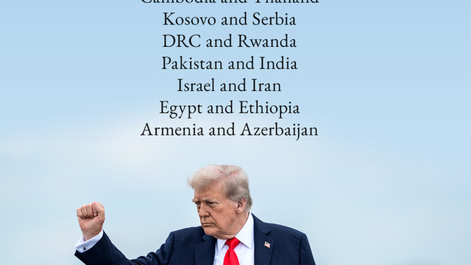 What do you think about President Trump ending 7 wars?