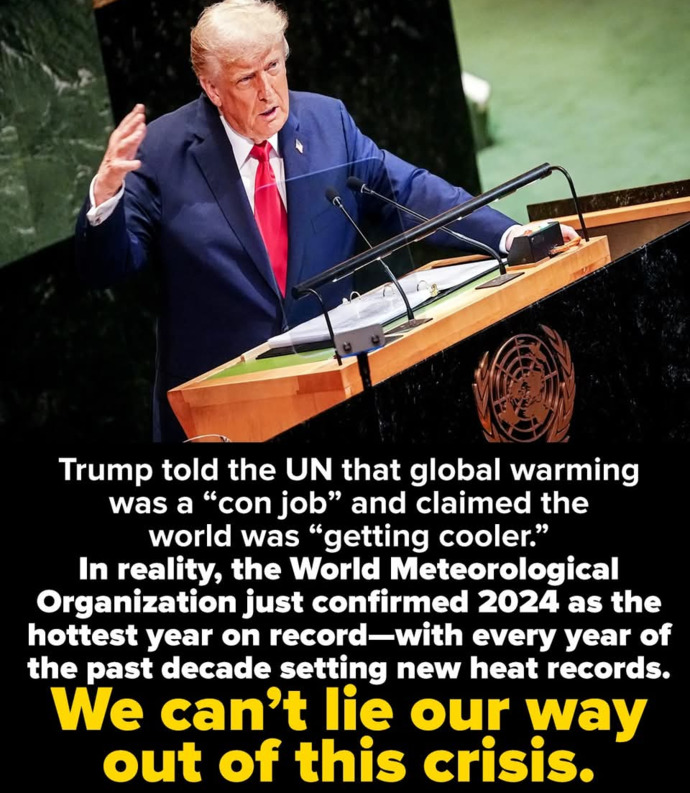 Why did Trump tell lies like this in front of the world during his UN speech... what lunatics are he listening to... or is this all him?