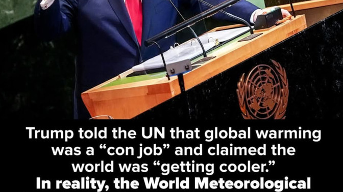 Why did Trump tell lies like this in front of the world during his UN speech... what lunatics are he listening to... or is this all him?