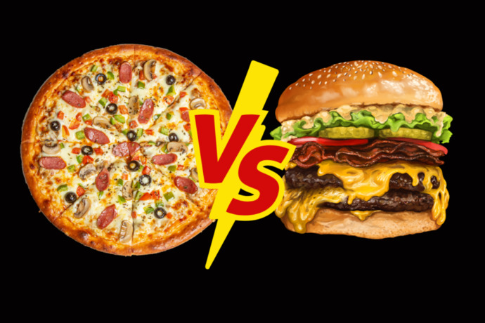 Pizza or burger?