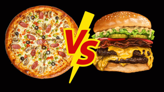 Pizza or burger?