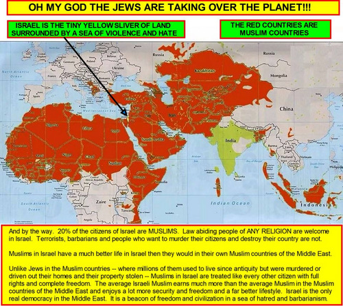 Why is the propaganda from Islam claiming that Jews are the problem when it is their own violent religion that is the cause of all the trouble?
