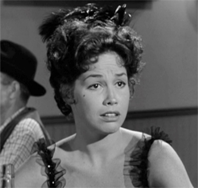 This woman was in a 1960 television show with Steve McQueen. Do you recognize her?