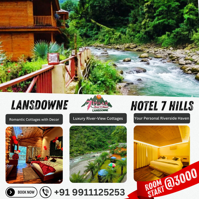 Riverside Wooden Cottage In Lansdowne Uttarakhand