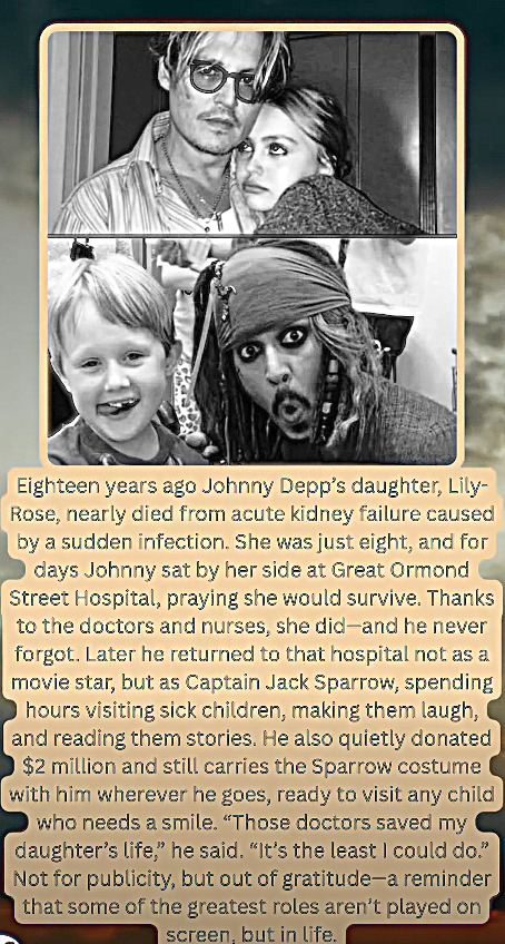 Did you know that Johnny Depp did this?