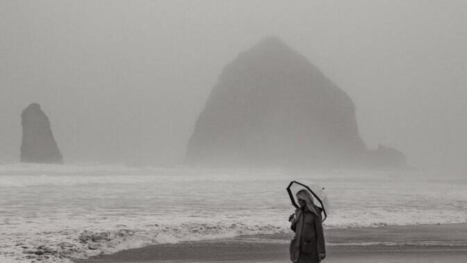 Would you enjoy a rainy day at the beach?