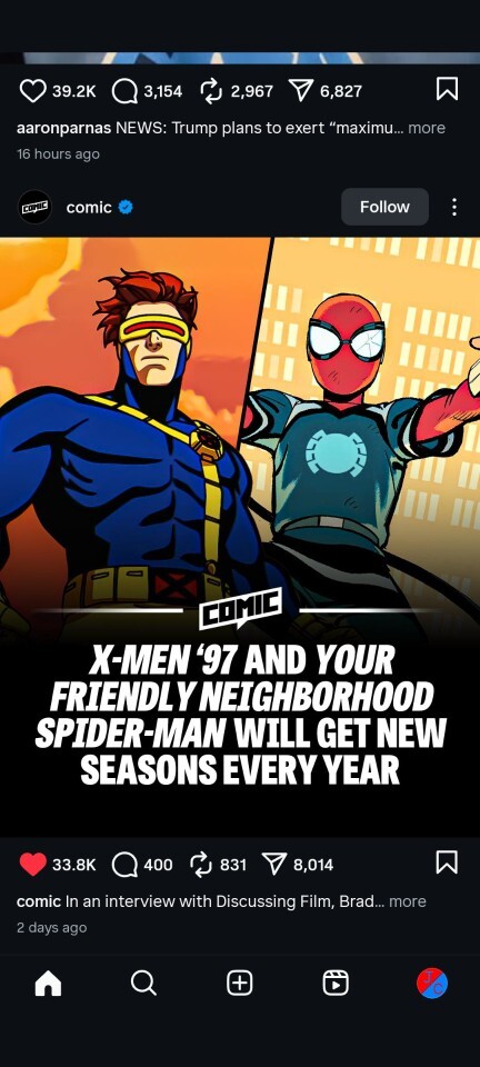 Do you like X-Men 97 and YFNSM?