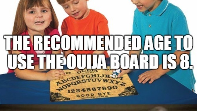 If you went over to a friends house to play some board games and whipped out a Ouija Board what would you do?