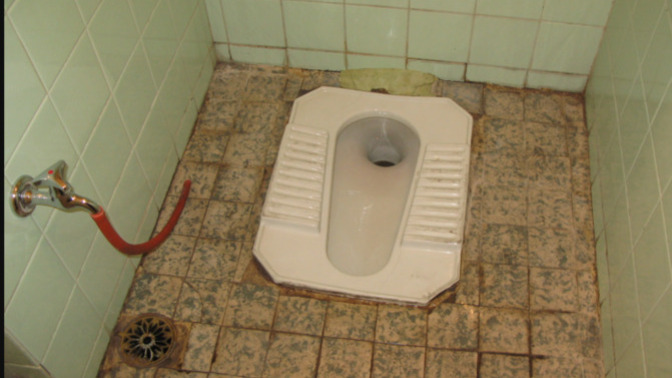 Would you use an Iraqi bathroom, its a hole and you have to squat in it?