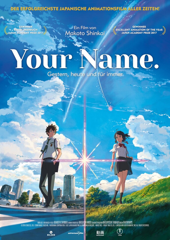 Have you watched the 2016 movie Your Name and if so what did you think of it?