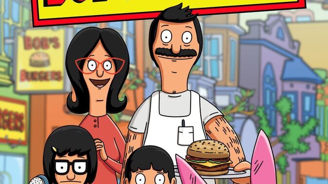 Where is Bob’s Burger’s closer to as an adult cartoon in terms of content?