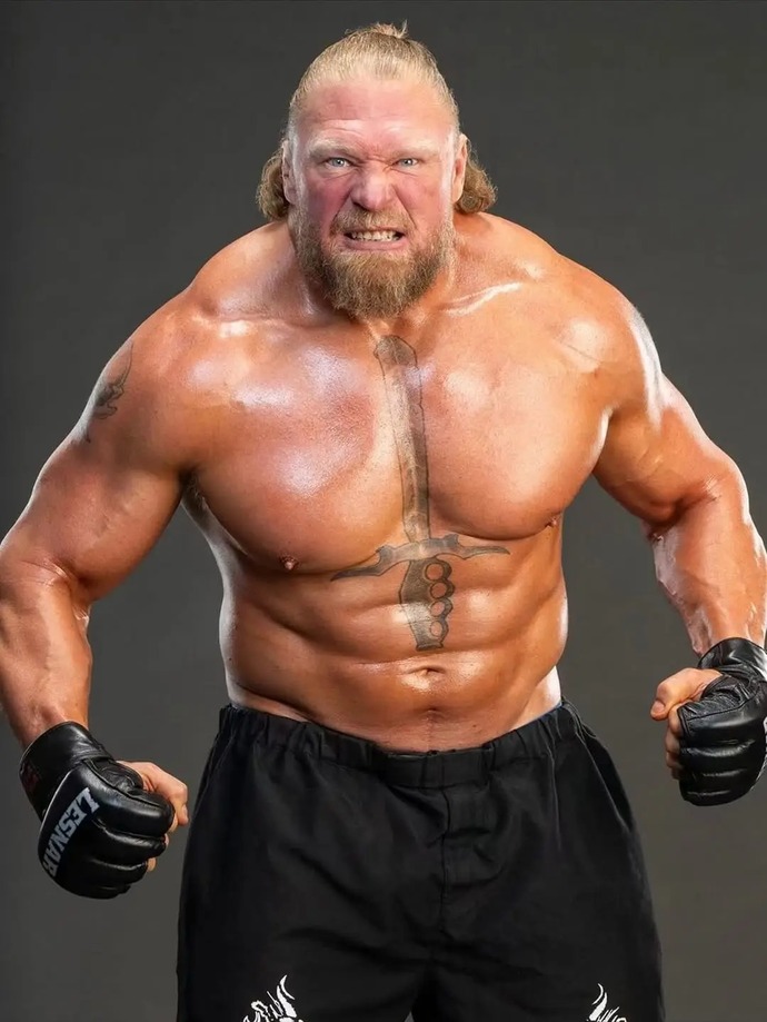 What do you think of Brock Lesnars massive physique at 48 years old?