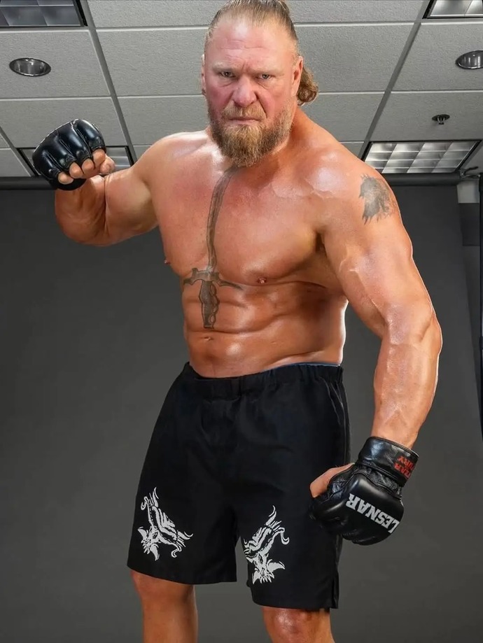 What do you think of Brock Lesnars massive physique at 48 years old?