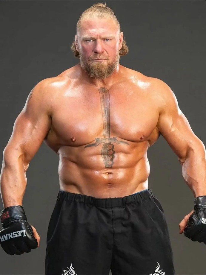 What do you think of Brock Lesnars massive physique at 48 years old?