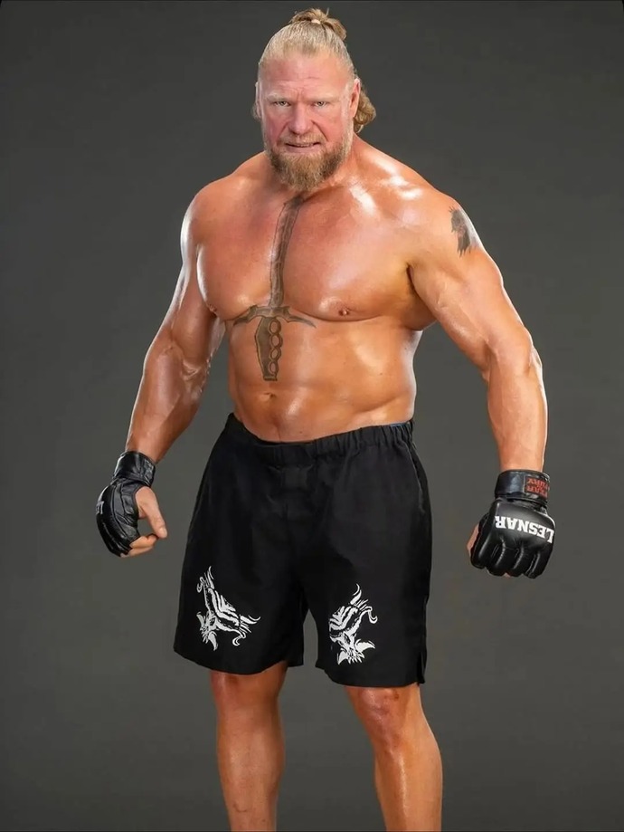 What do you think of Brock Lesnars massive physique at 48 years old?