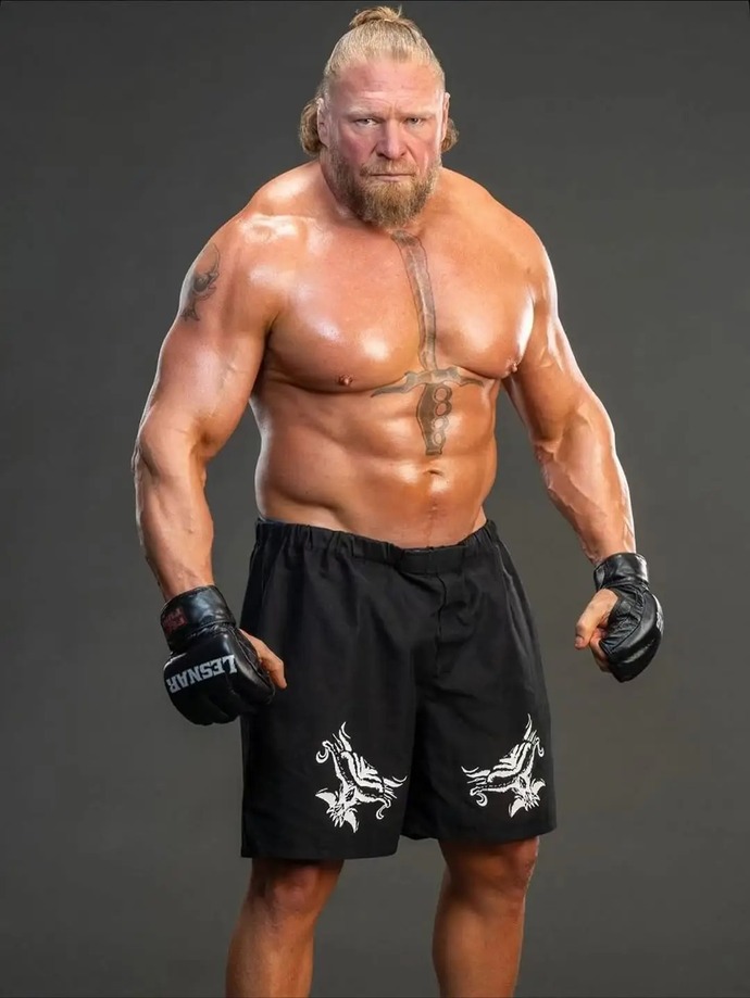 What do you think of Brock Lesnars massive physique at 48 years old?