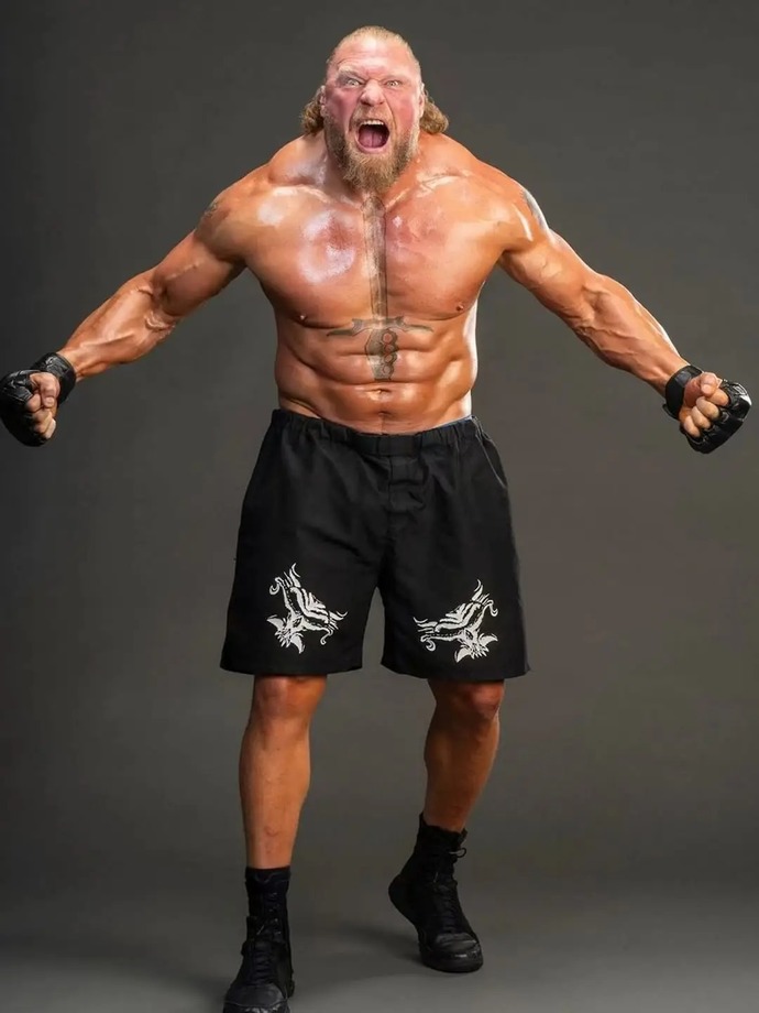 What do you think of Brock Lesnars massive physique at 48 years old?