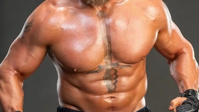 What do you think of Brock Lesnar's massive physique at 48 years old?