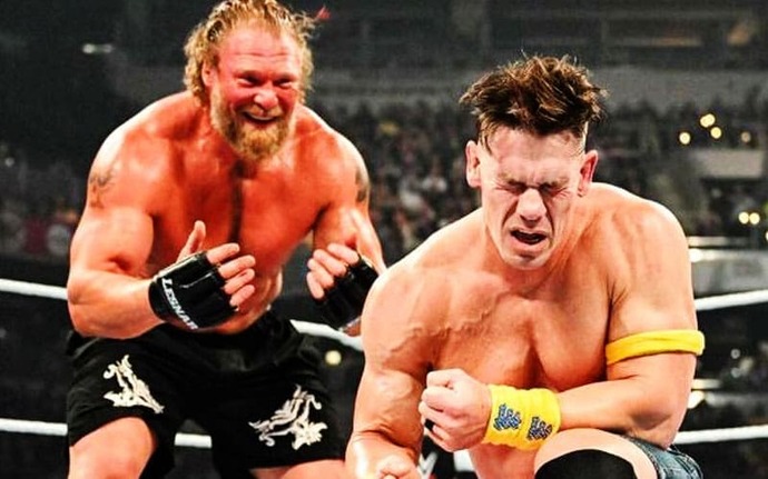 What did you think of Brock Lesnar and John Cenas match at WWE WrestlePalooza?
