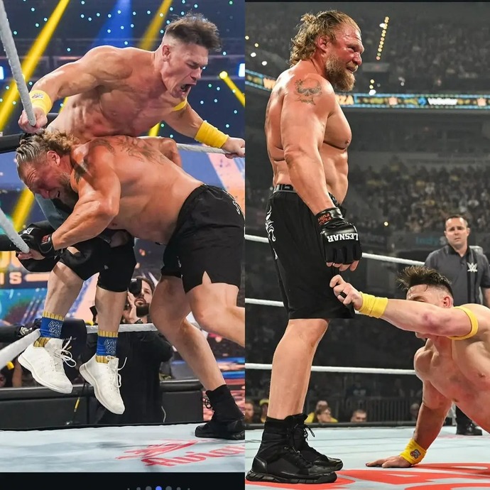 What did you think of Brock Lesnar and John Cenas match at WWE WrestlePalooza?