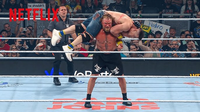What did you think of Brock Lesnar and John Cenas match at WWE WrestlePalooza?