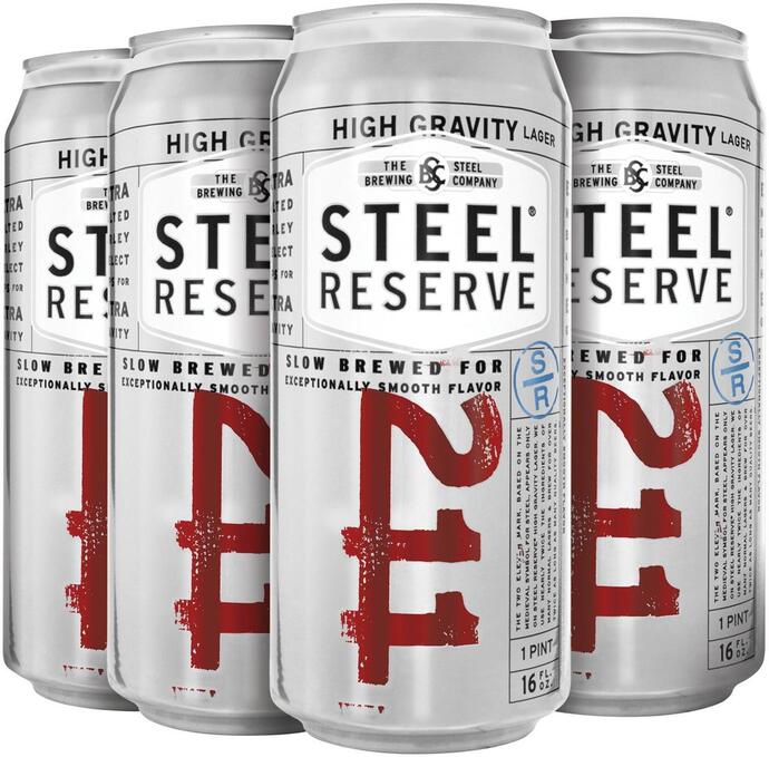 Steel Reserve 211 High Gravity Lager with 8.1% ABV