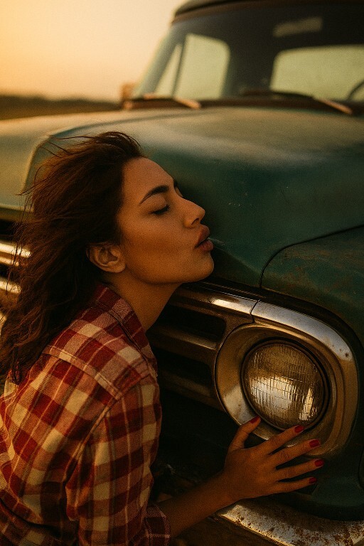 Ladies, when it comes to love do you choose him or his truck?