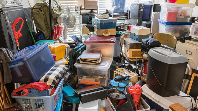 Any tips for cleaning a hoarding room?