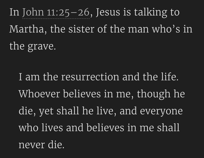 Are you afraid of death?