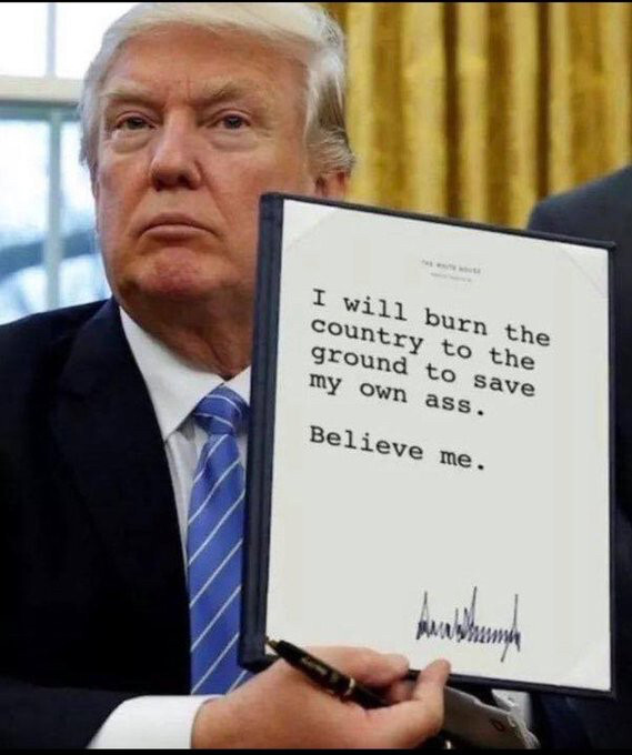 I think that Trump would rather start a civil war than release the Epstein files in full. Is that taking it a bit too far, or might I be right?