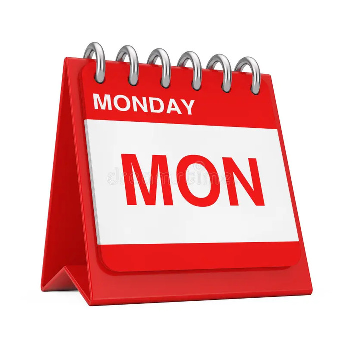 What, if anything, do you do differently on Monday, the first day of the work week?