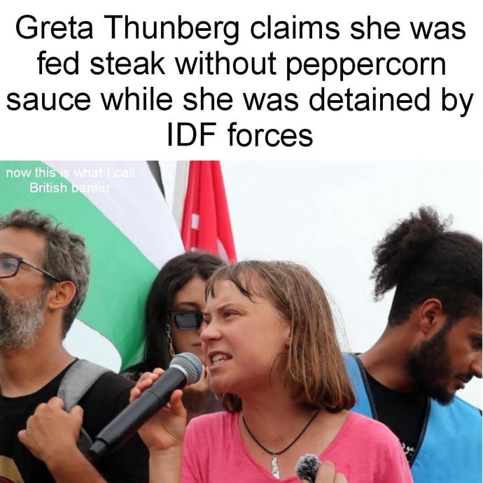 What should be done to help Greta suffering in Israel?