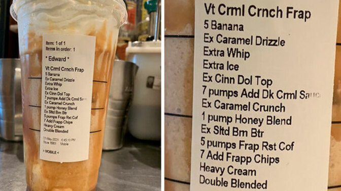 Do you judge people with their coffee orders?